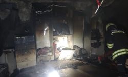 Diyarbakır’da bir ev yandı