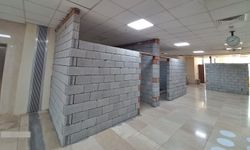 Diyarbakır’da hastane içinde tehlikeli inşaat!