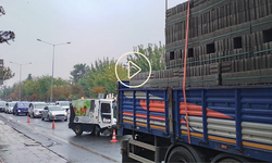 Diyarbakır'da TIR arıza yaptı: Trafik aksadı
