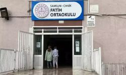 Samsun’un Canik ilçesinde okulun tavanı çöktü