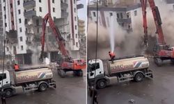 Diyarbakır’da bir bina yıkım sırasında çöktü
