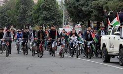 Diyarbakır'da bisiklet konvoyu