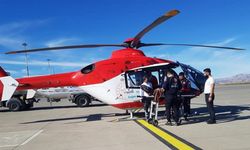 Cizre’de ambulans helikopter altı aylık bebek için havalandı
