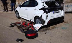 Elazığ’da otomobil ve motosiklet kazası yaşandı