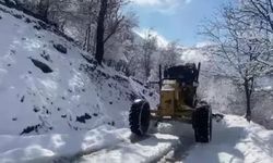 Batman Sason’da yerleşim yerlerinin yolu kardan kapandı