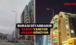 Burası Diyarbakır! Sabah yanıyor akşam sönüyor