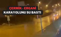 Diyarbakır’da dere taştı! Çermik - Ergani karayolunu su bastı