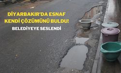 Diyarbakır’da esnaf kendi çözümünü buldu! Belediyeye seslendi