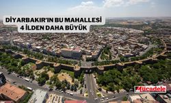Diyarbakır’ın bu mahallesi 4 ilden daha büyük