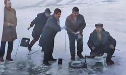 Görüntüler Diyarbakır’dan Dicle Nehri buz tutmuş