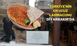 Türkiye’nin en ucuz lahmacunu Diyarbakır’da