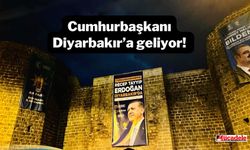 Cumhurbaşkanı Diyarbakır’a geliyor! Posterleri surlara asıldı