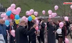 Diyarbakır’da balonlar gökyüzüne bırakıldı