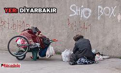 Diyarbakır'da bir vatandaş sokakta yaşıyor!