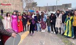 Diyarbakır’da kadınlar güne renk kattı