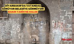 Diyarbakır’da vatandaş görüyor, belediye görmüyor! Bakın tarih ne halde