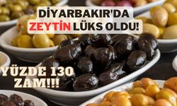 Diyarbakır'da zeytin almak lüks oldu! Yüzde 130 zam