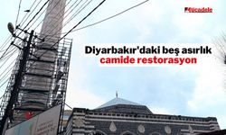 Diyarbakır'daki beş asırlık camide restorasyon