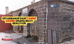 Diyarbakır’daki tarihi çeşme onarılmayı bekliyor