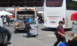 Diyarbakır’da bayram bitti temizlik başladı
