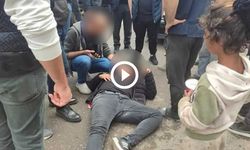 Diyarbakır’da kaza kamerada! Motokurye yaralandı