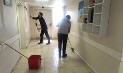 Diyarbakır’daki hastanede temizlik seferberliği