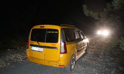 Aranan taksi şoförü ormanlık alanda böyle bulundu
