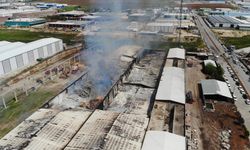 Urfa’da bir fabrika yandı