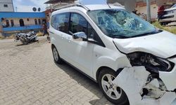 Diyarbakır Bismil’de kaza! Sürücü yaralandı