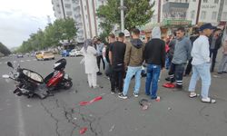 Diyarbakır’da motosiklet sürücüsü yaralandı