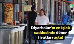 Diyarbakır’ın en işlek caddesinde döner fiyatları uçtu!