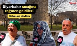 Diyarbakır sıcağına rağmen geldiler! Bakın ne dediler