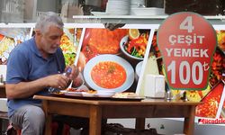 Diyarbakır’da herkes akın ediyor! 4 çeşit yemek 100 lira