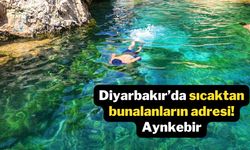 Diyarbakır’da sıcaktan bunalanların adresi! Aynkebir