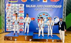 Diyarbakırlı judocu Balkanlarda üçüncü oldu!