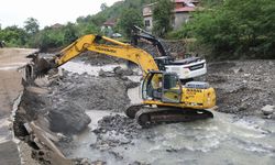 Samsun'da sel felaketinin izleri siliniyor