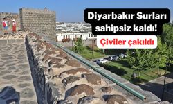 Diyarbakır Surları sahipsiz kaldı! Çiviler çakıldı