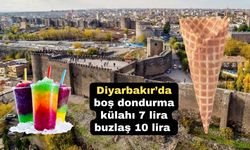 Diyarbakır’da boş dondurma külahı 7 lira buzlaş 10 lira!
