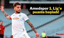 Amedspor 1. Lig’e puanla başladı!