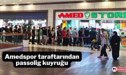 Amedspor taraftarından passolig kuyruğu