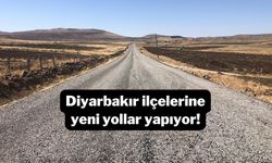 Diyarbakır ilçelerine yeni yollar yapıyor!