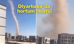 Diyarbakır’da hortum oluştu! O anlar kamerada