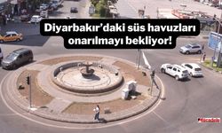 Diyarbakır’daki süs havuzları onarılmayı bekliyor!