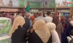 Diyarbakır’da yağ indirimini duyan markete koştu!