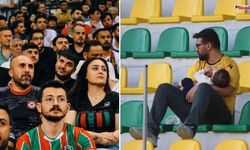 Amedspor maçında dikkat çeken iki taraftar!