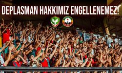 Amedspor taraftarlarından deplasman yasağına tepki!