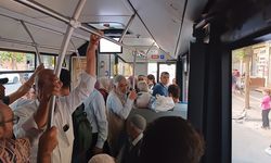 Şanlıurfa'da otobüs isyanı: Vatandaş sıcak hava mağduru!