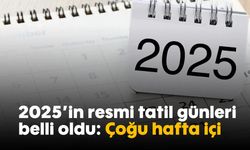 Memurlar sevinecek! 2025'te resmi tatiller hafta içine denk geliyor