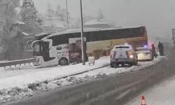 Diyarbakır yolcu otobüsü Elazığ yolunda kaza yaptı