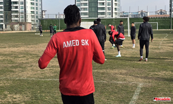 Amedspor'un yeni transferi Andre Poko antrenmana katıldı!